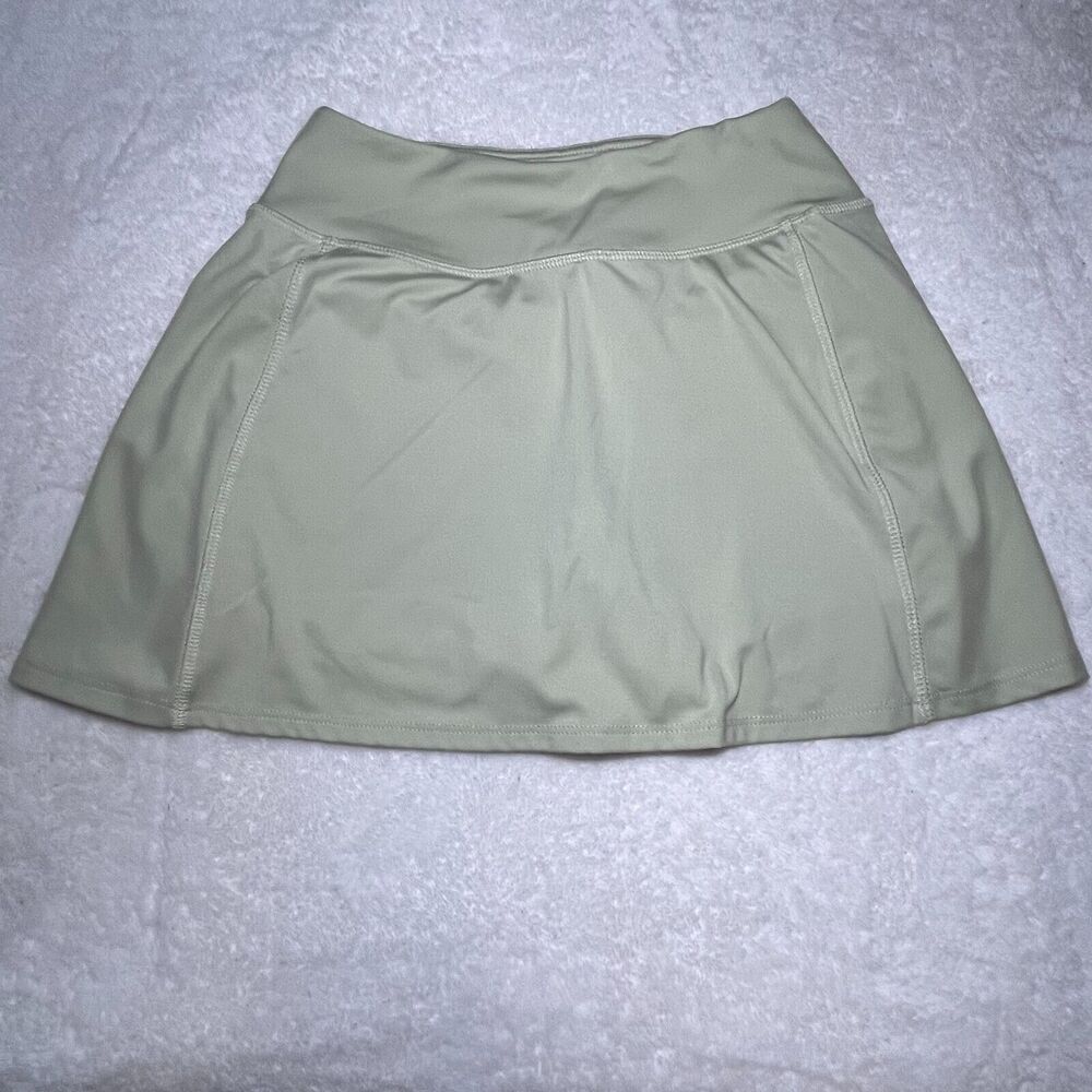 Madewell Womens Flex Fitness Athletic High Waisted Skort Green XS